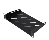 ExtraLink Shelf 1U Półka do szaf rack 10" czarna - 1484058 - zdjęcie 1
